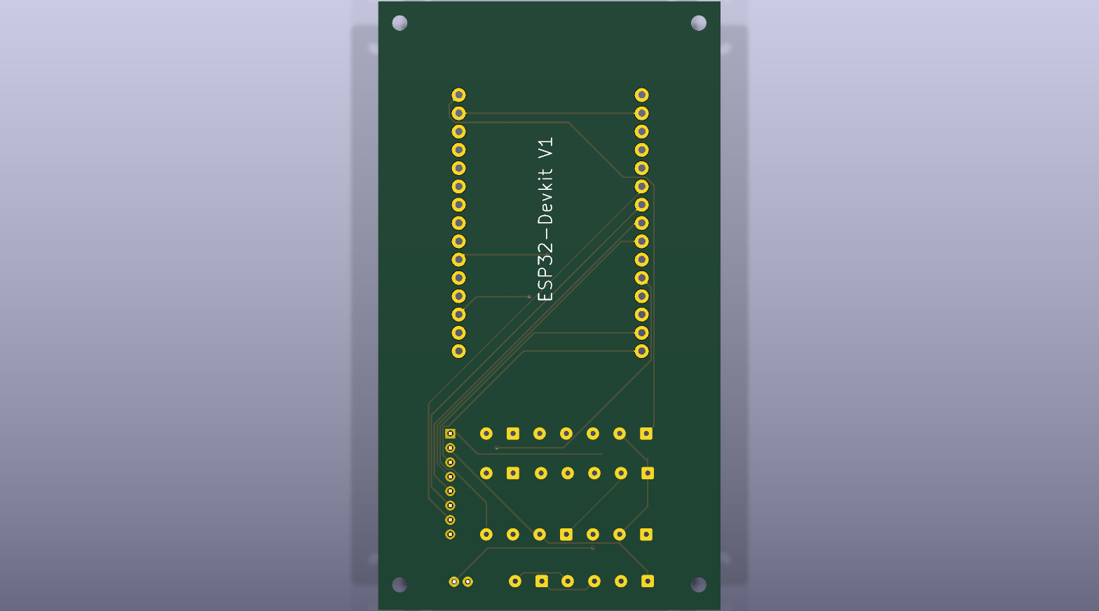 Bottom side of the jb-tft-v1 PCB.